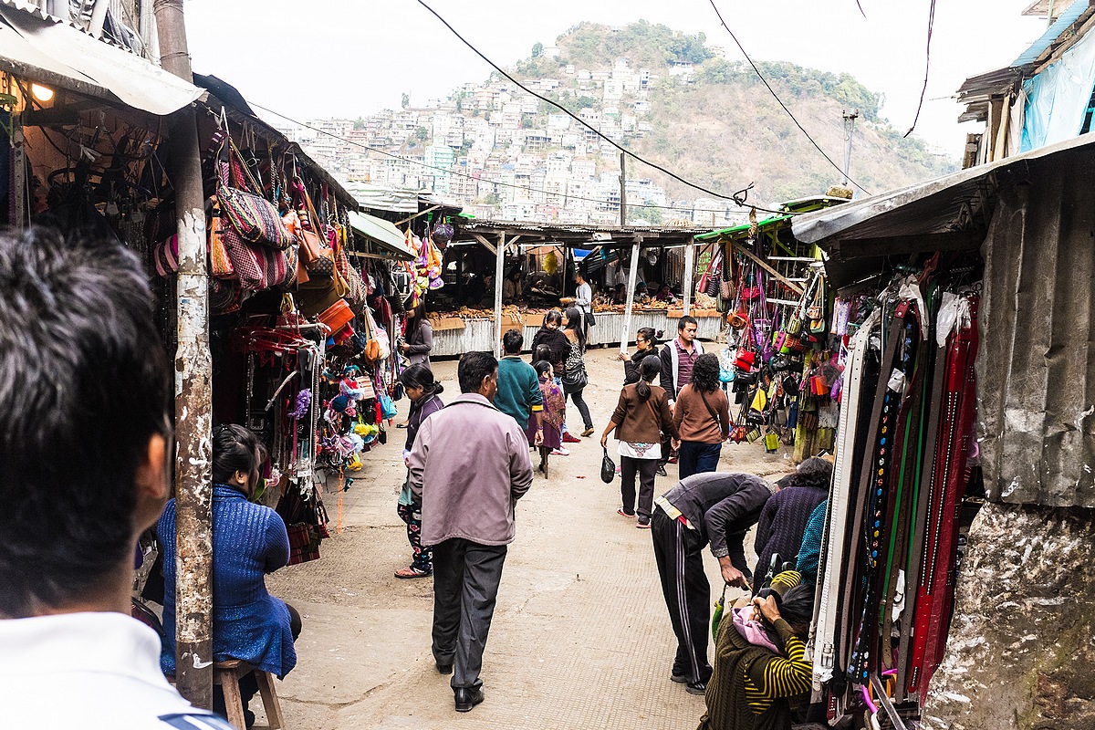 Bara Bazaar in Aizawl (Mizoram 2014)